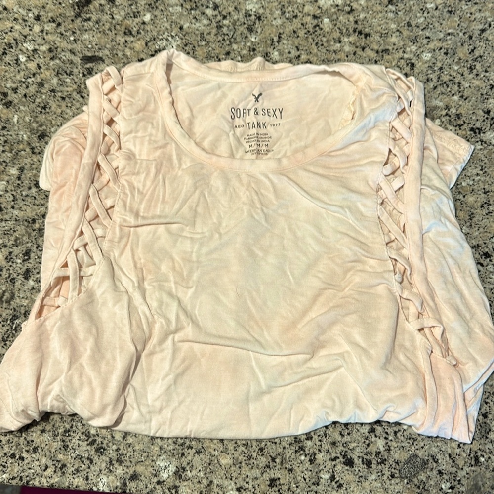 Light pink tank top from American eagle
